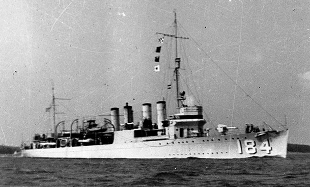 USS Abbot (DD 184) in 1940