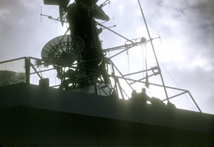 Abbot's mast seen from 01 deck