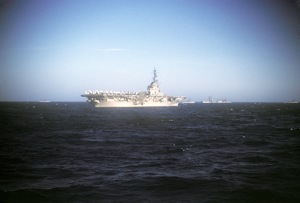 Unknown Essex-class aircraft carrier