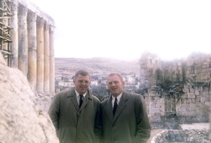88 – George and Ken Rider at Baalabak, Lebanon
