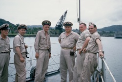 The chiefs at the Panama Canal 07JUN1954