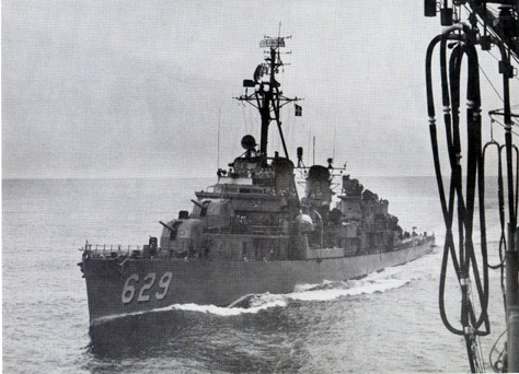 USS Abbot in 1958