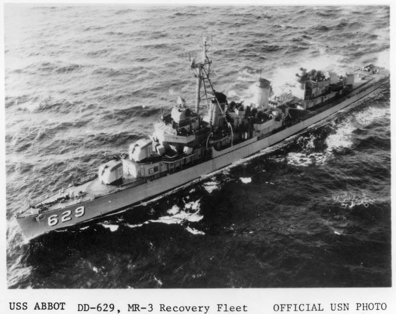 USS Abbot postcard