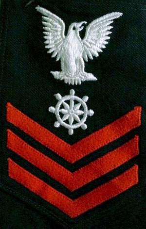 Quartermaster navy rating patch