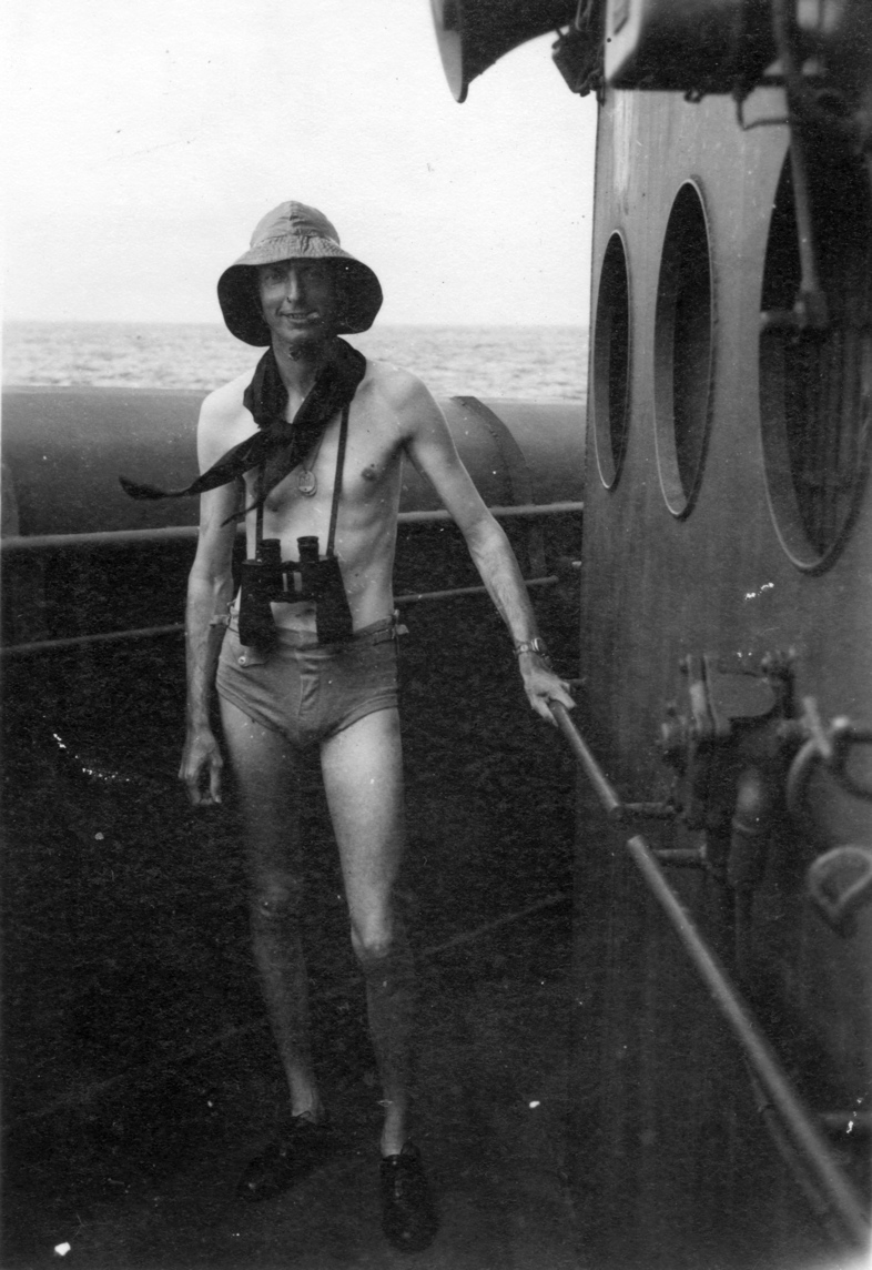 Lt. Cdr. Marshall E. “Skinny” Dornin, our skipper, 1943-4.