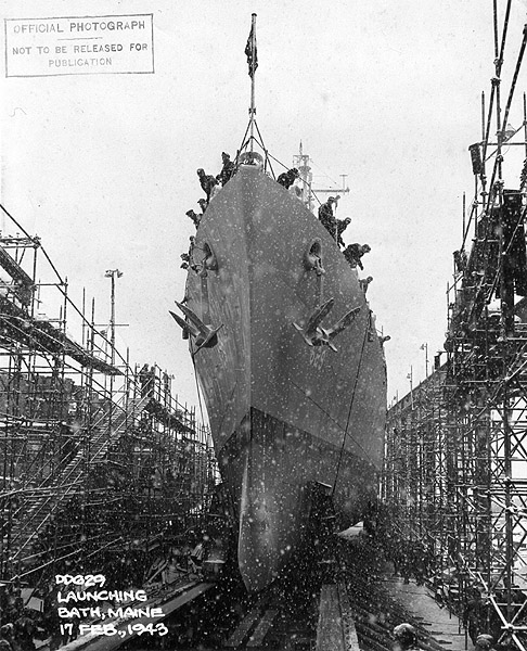 USS Abbot launched