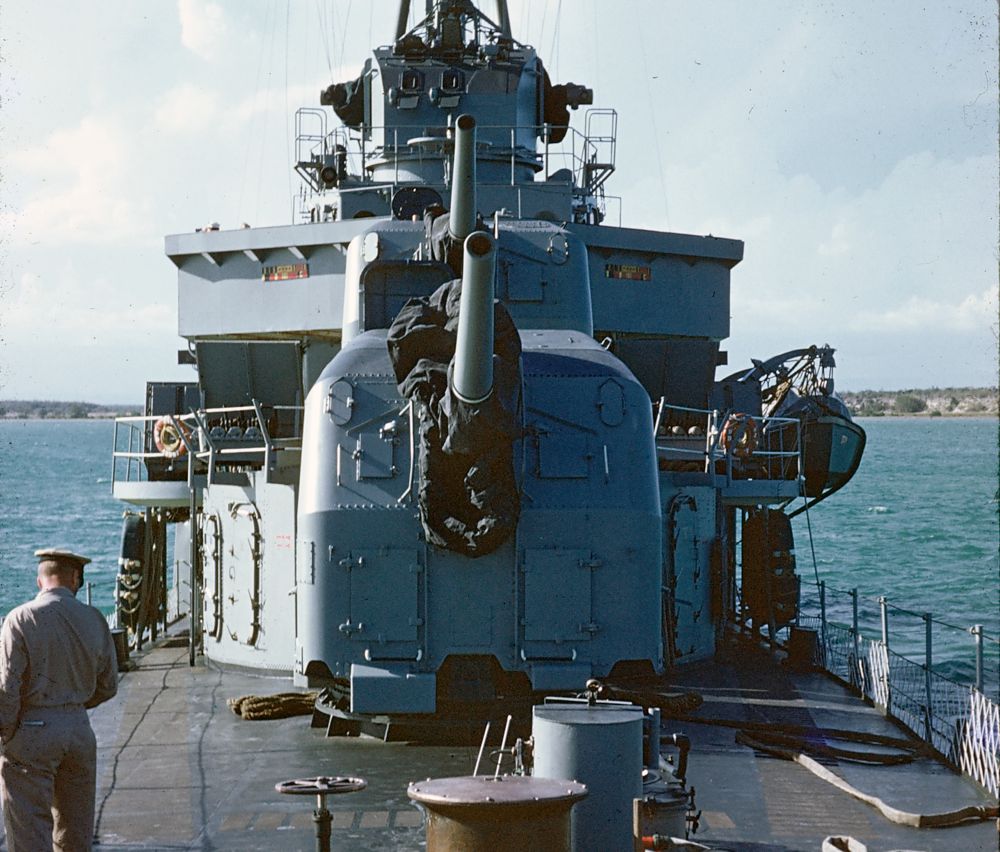 Abbot at anchor, probably Guantanamo Bay