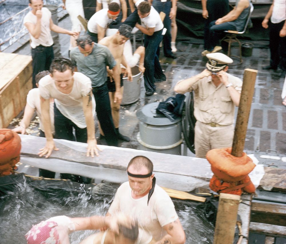 Crossing the equator 28JUL1954